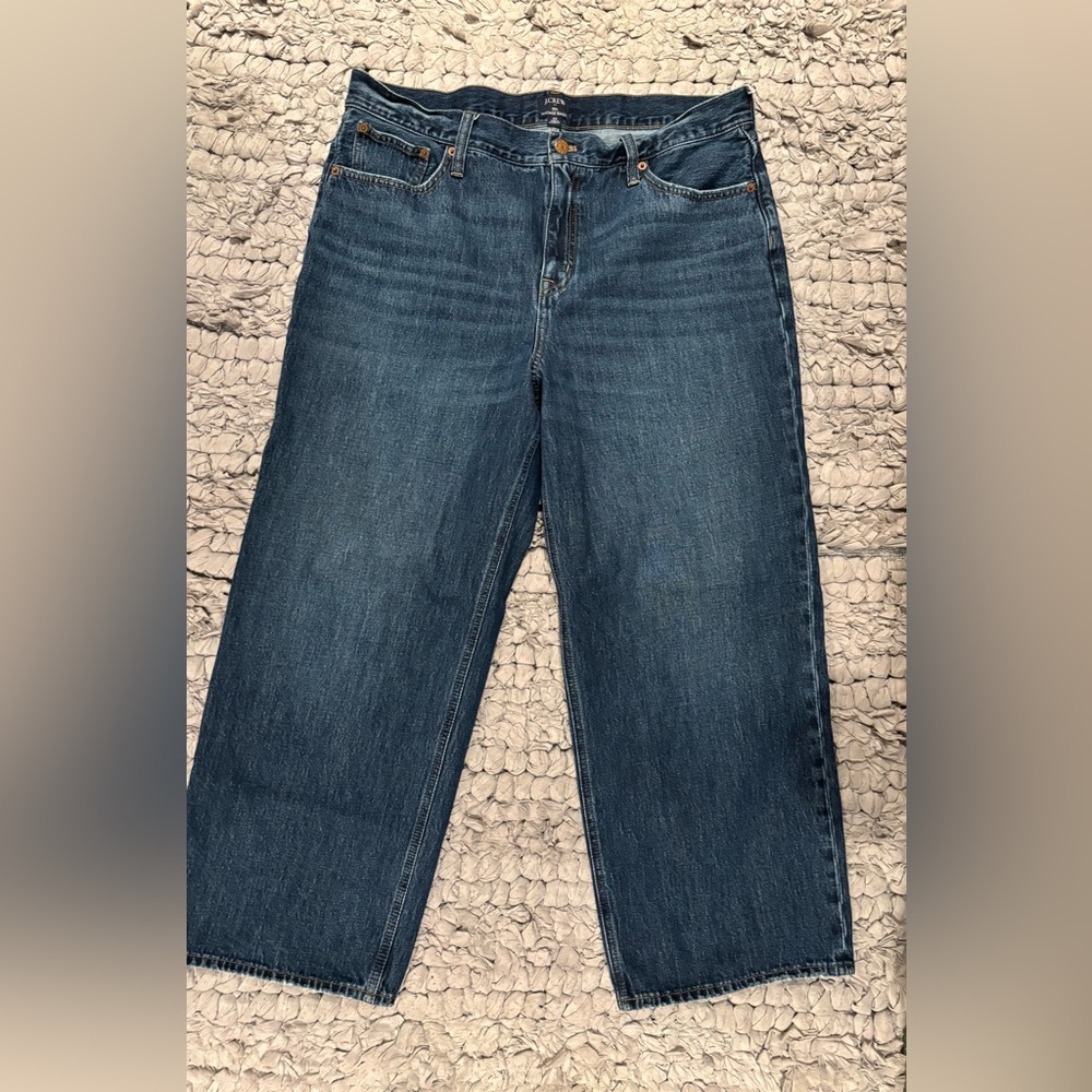 J. Crew 90s Vintage Baggy Denim Jeans - 100% cotton - Picture 2 of 7